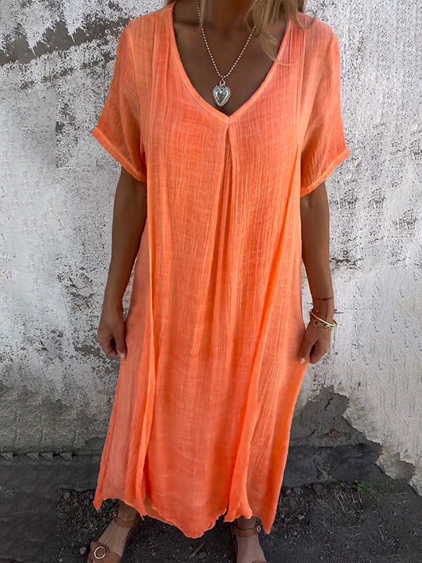 Hyselle™ | Flowy Boho V-Neck Dress