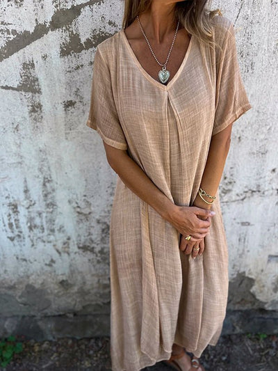 Hyselle™ | Flowy Boho V-Neck Dress