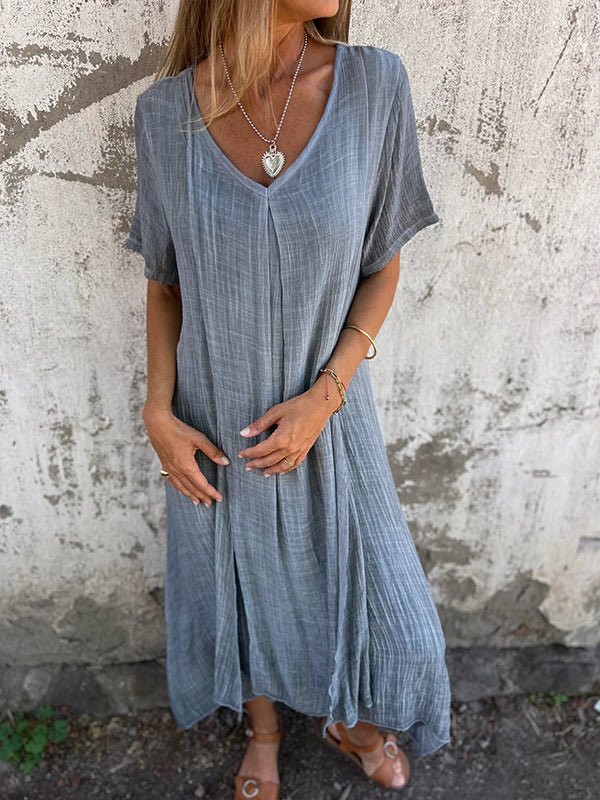 Hyselle™ | Flowy Boho V-Neck Dress