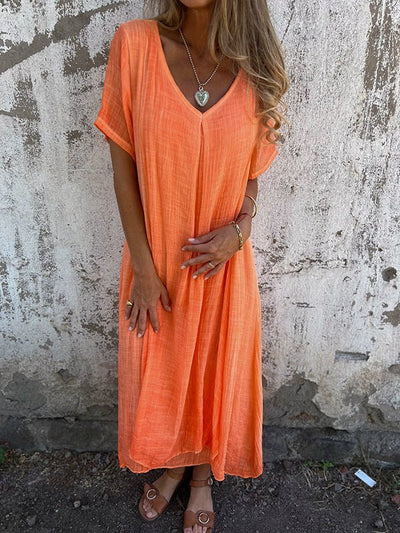 Hyselle™ | Flowy Boho V-Neck Dress