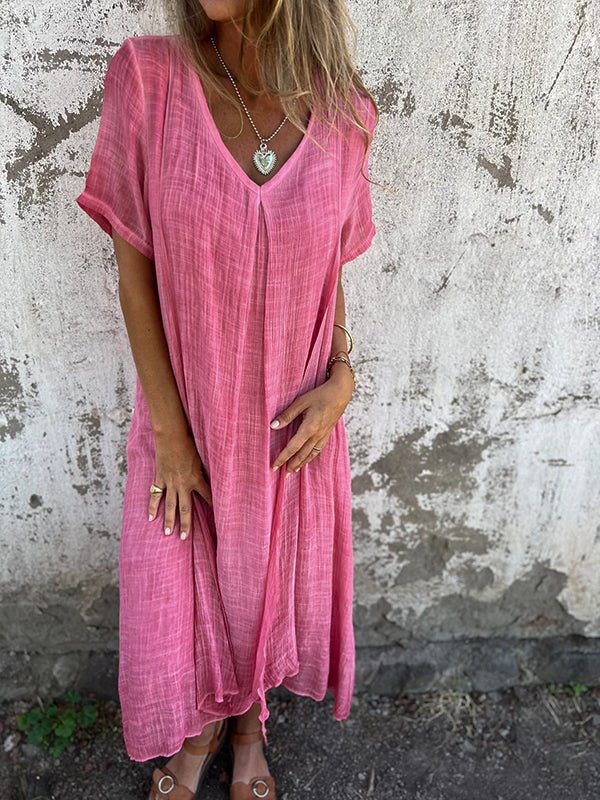 Hyselle™ | Flowy Boho V-Neck Dress
