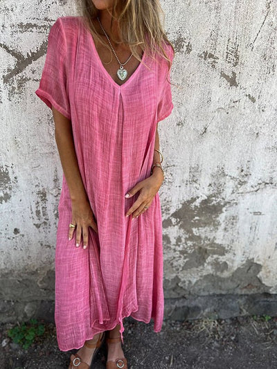 Hyselle™ | Flowy Boho V-Neck Dress