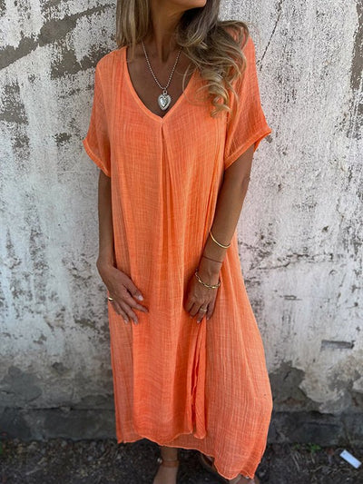 Hyselle™ | Flowy Boho V-Neck Dress