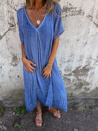 Hyselle™ | Flowy Boho V-Neck Dress