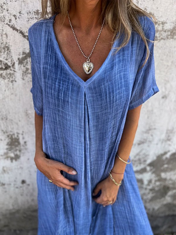 Hyselle™ | Flowy Boho V-Neck Dress