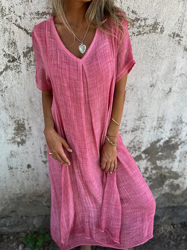 Hyselle™ | Flowy Boho V-Neck Dress