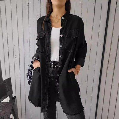 Deandra™ | Oversized Denim Shirt