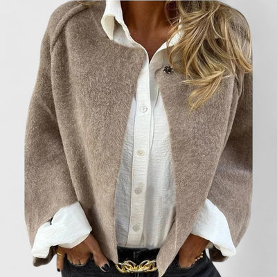 Esmira™ | Cropped Wool-Blend Jacket