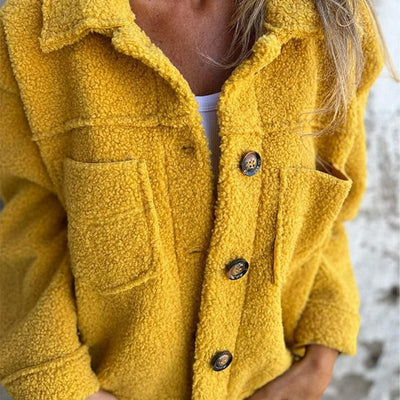 Soleil™ | Cozy Teddy Button-Up Jacket