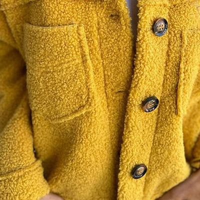 Soleil™ | Cozy Teddy Button-Up Jacket