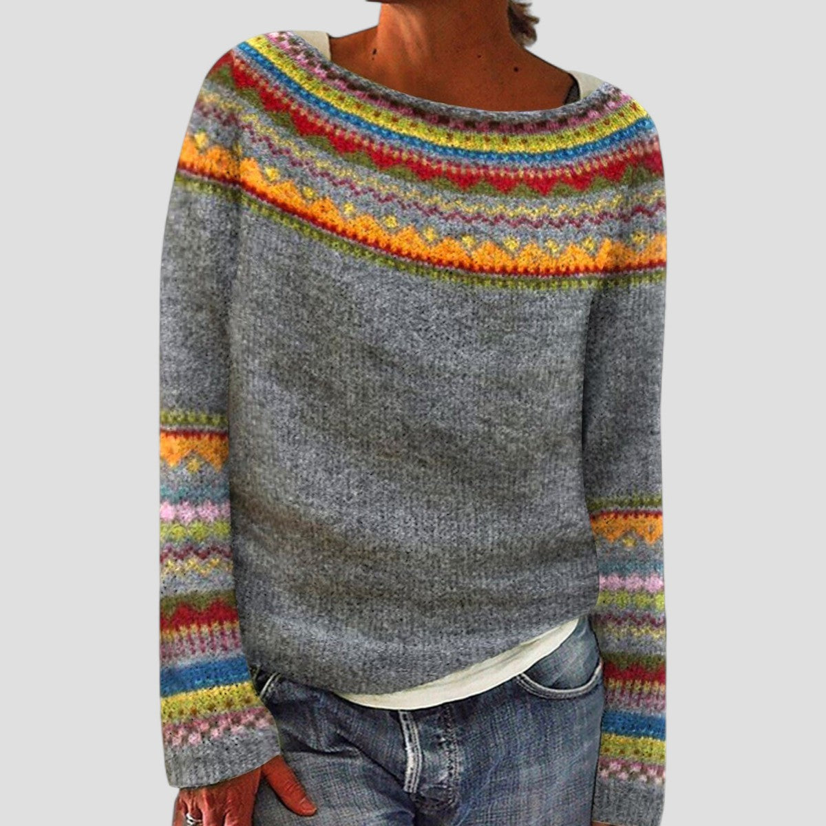Ilyne™ | Artistic Knit Sweater