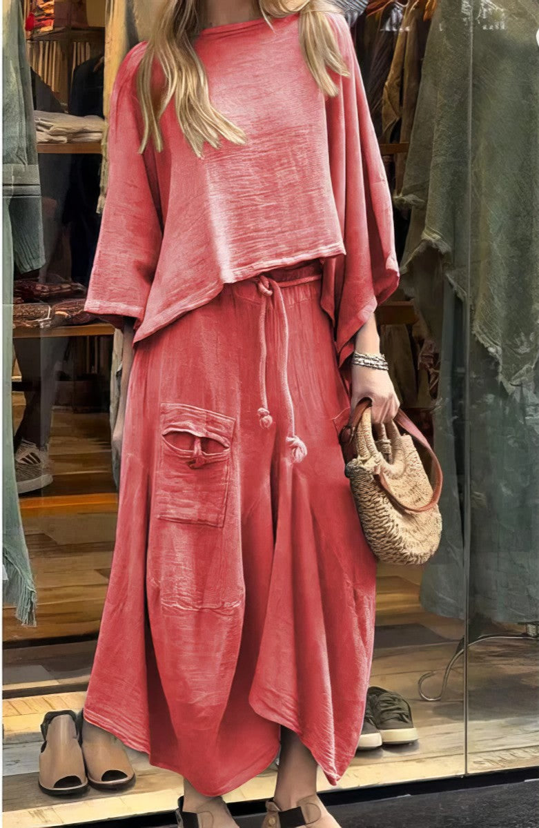 Florelle™ | Relaxed Linen Two-Piece Set