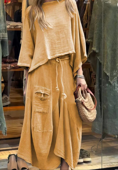 Florelle™ | Relaxed Linen Two-Piece Set