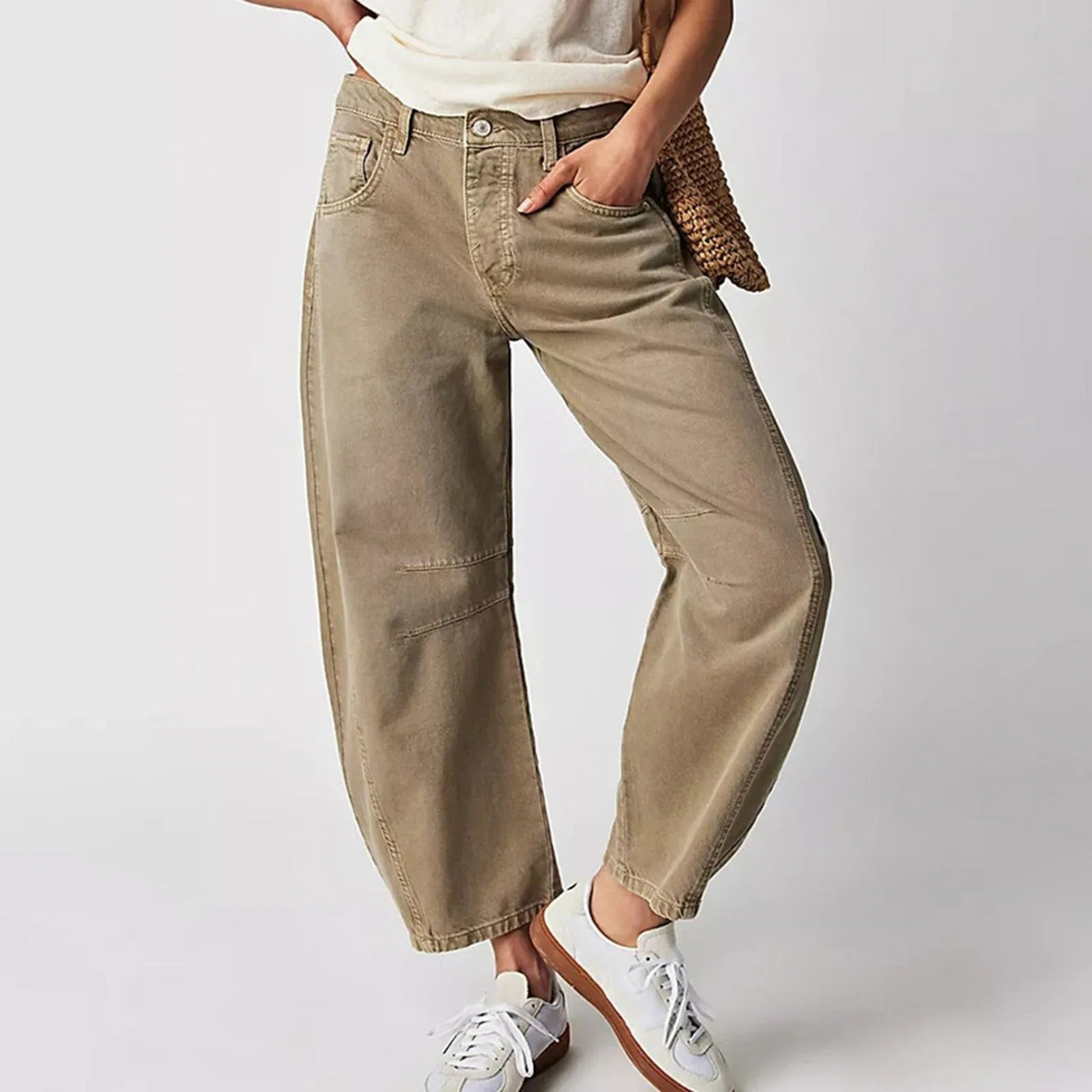 Marigold™ | Wide-Leg Utility Jeans